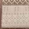 Custom Size Runner Nord Nordic Lattice Pattern Taupe 31 Inches Width x Choose Your Length Hallway Indoor/Outdoor Runner Rug