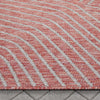 Linden Modern Stripes Indoor/Outdoor Red Flat-Weave Rug