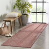 Linden Modern Stripes Indoor/Outdoor Red Flat-Weave Rug