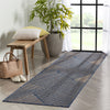 Linden Modern Stripes Indoor/Outdoor Blue Flat-Weave Rug