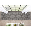 Cascade Tribal Diamond Pattern Indoor/Outdoor Grey Flat-Weave Rug