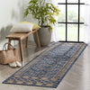 Quay Tribal Indoor/Outdoor Blue Flat-Weave Rug