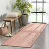 Khalo Tribal Indoor/Outdoor Coral Flat-Weave Rug