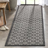 Manola Moroccan Trellis Indoor/Outdoor Black Flat-Weave Rug