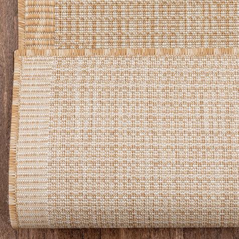 Custom Size Runner Odin Nordic Lattice Pattern Ivory 31 Inches Width x Choose Your Length Hallway Indoor/Outdoor Runner Rug