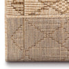 Vidar Custom Size Indoor/Outdoor Runner Trellis Diamond Pattern Beige 31 Inch Width x Choose Your Length Hallway Flat-Weave Runner Rug
