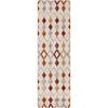 Baikal Bohemian Vintage Tribal Diamond Beige Rug