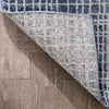 Aoife Blue Modern Geometric Rug