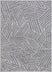Tukker Grey Mid-Century Modern Geometric Lines Rug By Chill Rugs