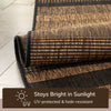 Conan Tribal Geometric Abstract Grey Ivory Indoor Outdoor Rug
