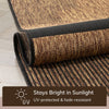 Sable Tribal Southwestern Pattern Grey Indoor Outdoor Rug