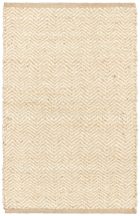 Jasmin Jute Chevron Natural Hand-Woven Chunky-Textured Rug