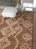 Gracious Beige Modern Moroccan Shag Rug