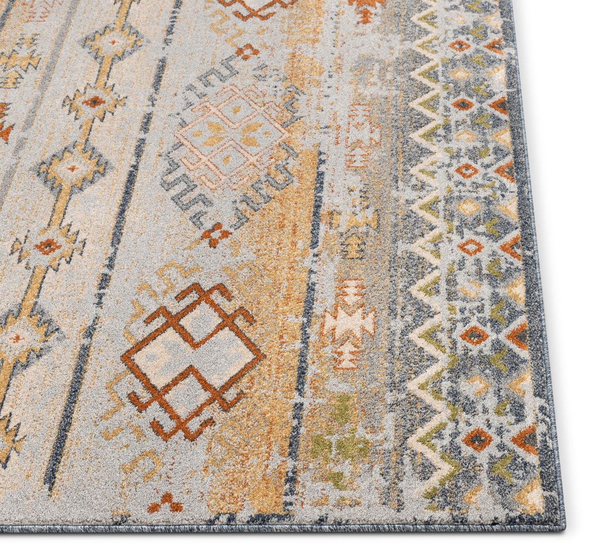 Alu Cream Vintage Modern Tribal Rug