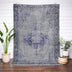 Arion Grey Overdyed Medallion One-of-a-Kind Handmade Wool Area Rug 6'7