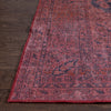 Cabrenet Pink & Purple Overdyed Medallion One-of-a-Kind Handmade Wool Area Rug 8'8" x 11'11"