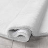 Crest Modern Glam Faux Fur Plush White Shag Rug