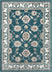 Celia Traditional Persian Oriental Blue High-Low Rug