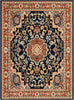 Nima Traditional Medallion Persian Navy Rug
