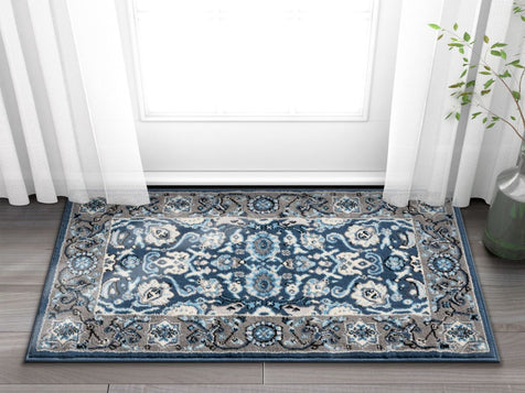 Tabriz Blue Traditional Rug
