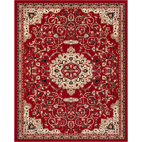 Isfahan Red Traditional Rug