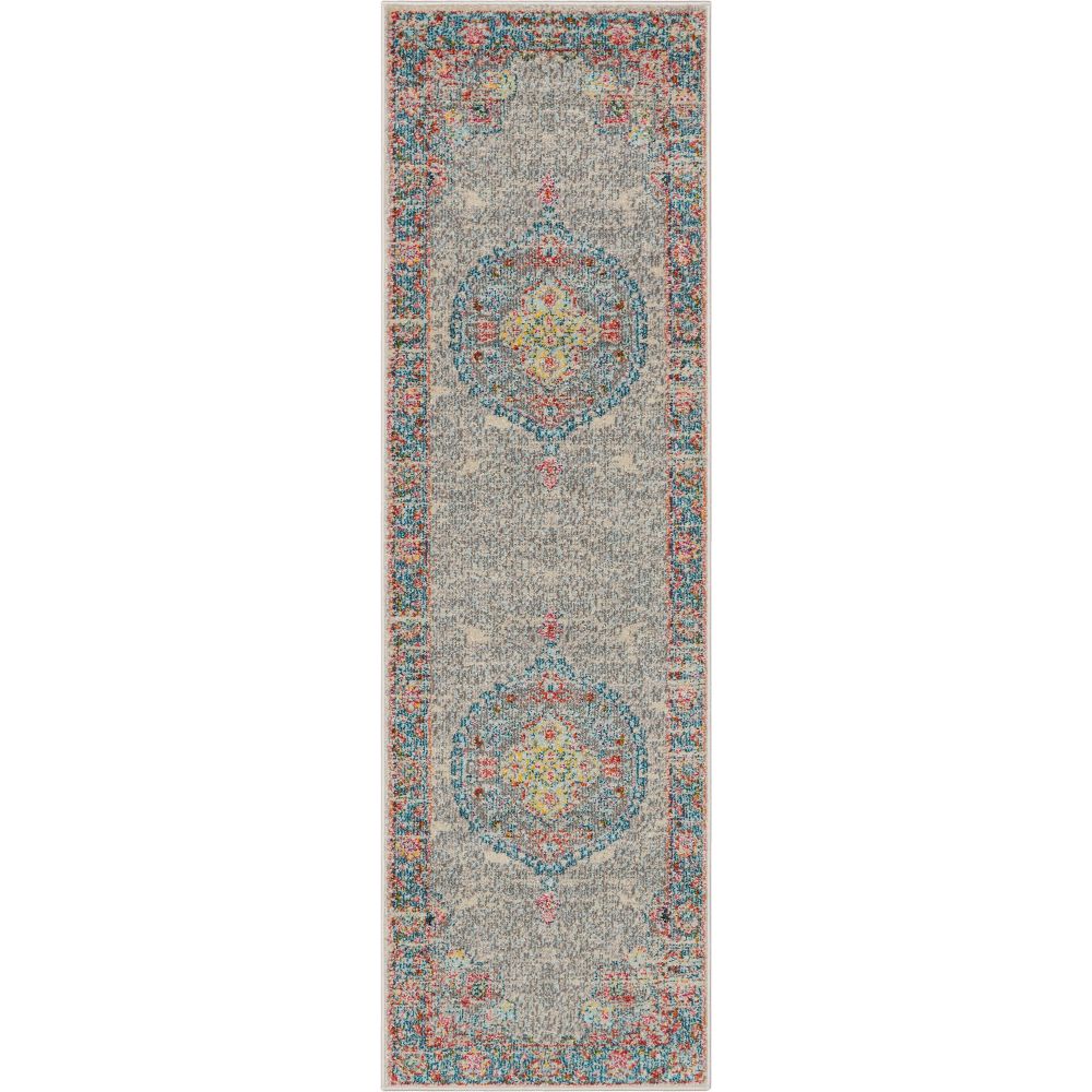 Payson Bohemian Oriental Persian Grey Teal Rug