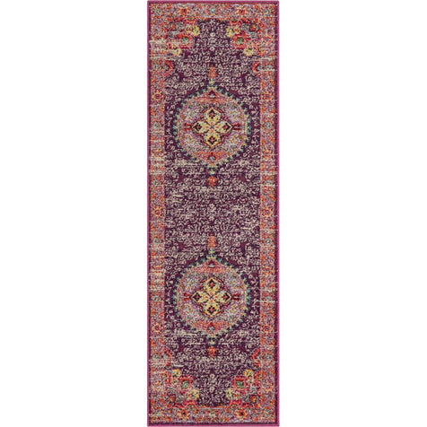 Payson Bohemian Oriental Persian Purple Rug