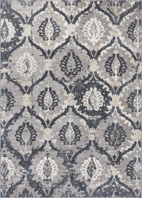 Felize Dark Grey Modern Rug