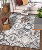 Felize Dark Grey Modern Rug