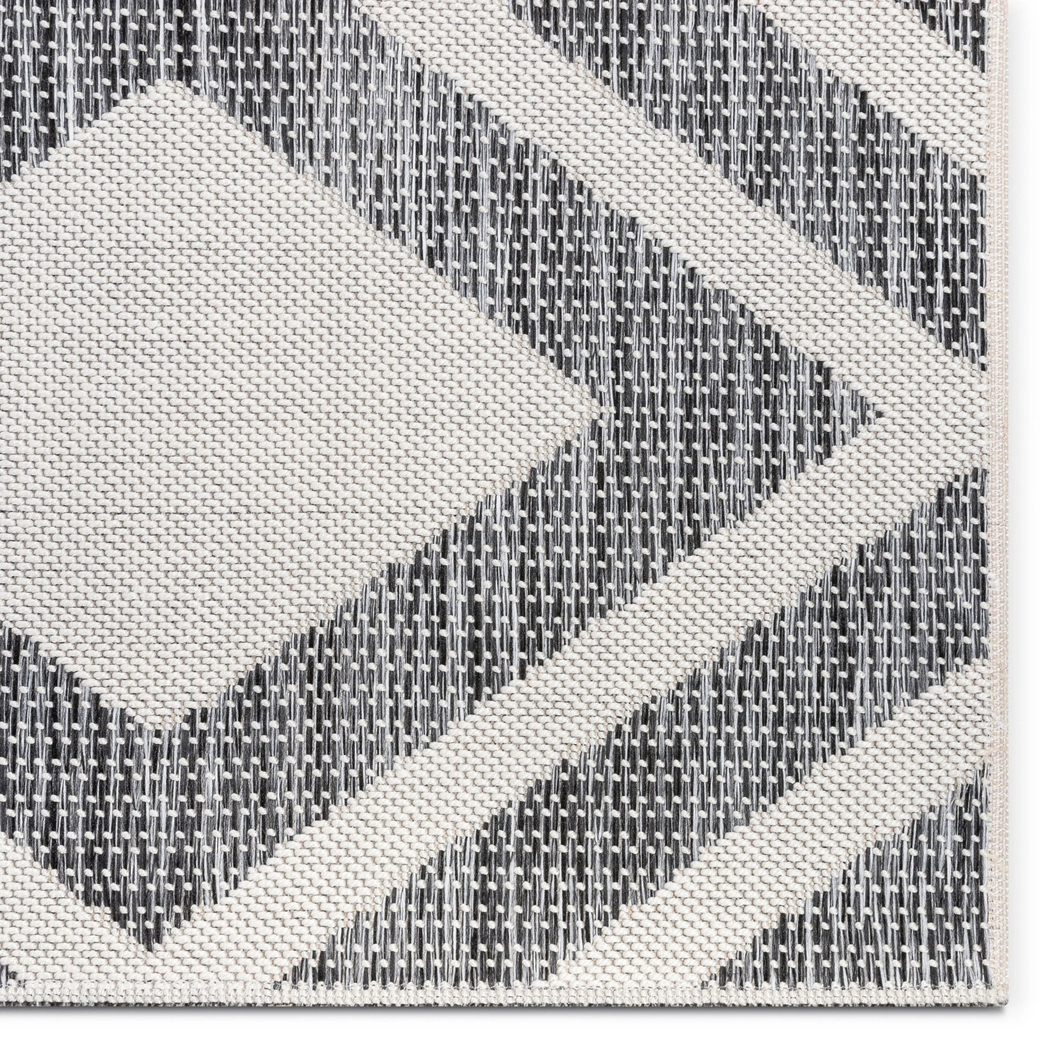 Brito Modern Bold Grey Flatweave 7'10" x 10'6" Rug Well Woven