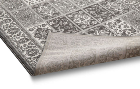 Ornamental Grey Vintage Rug 5'3" x 7'3"