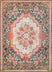 Lateren Eclectic Floral Black-Blush Machine Washable Rug By Chill Rugs 7'7