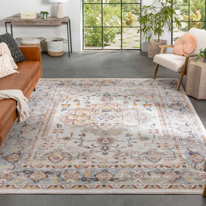 Carno Bohemian Eclectic Persian Beige Rug