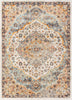 Waco Bohemian Eclectic Floral Beige Rug