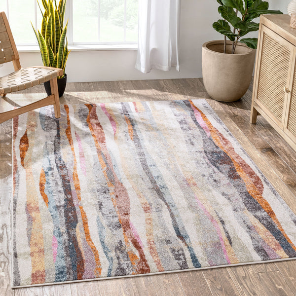 Dillon Bohemian Vintage Stripes Multi Rug