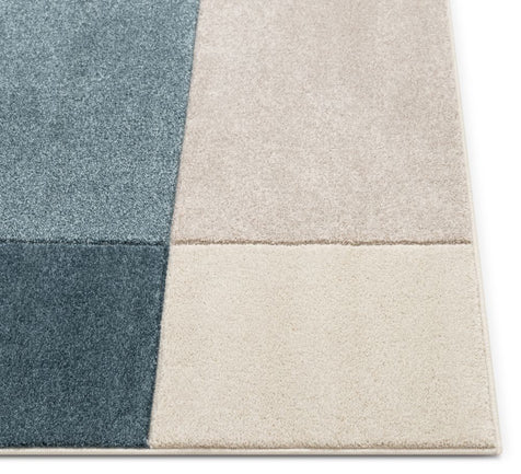 Constance Multi Contemporary Geometric Blocks Rug By Chill Rugs