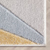Tamara Blue Mid-Century Modern Geometric Rug By Chill Rugs