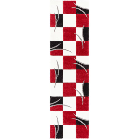 Joy Red Modern Rug 7'10" x 9'10"