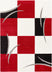 Joy Red Modern Rug 7'10