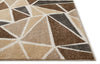 Blossom Ivory Mid-Century Modern Geometric Rug