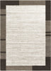 Contessa Ivory Modern Border Distressed Rug