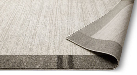 Contessa Ivory Modern Border Distressed Rug
