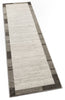 Contessa Ivory Modern Border Distressed Rug