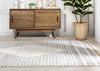 Josie Nordic Medallion Stripes 7'10" x 9'10" Ivory  Rug