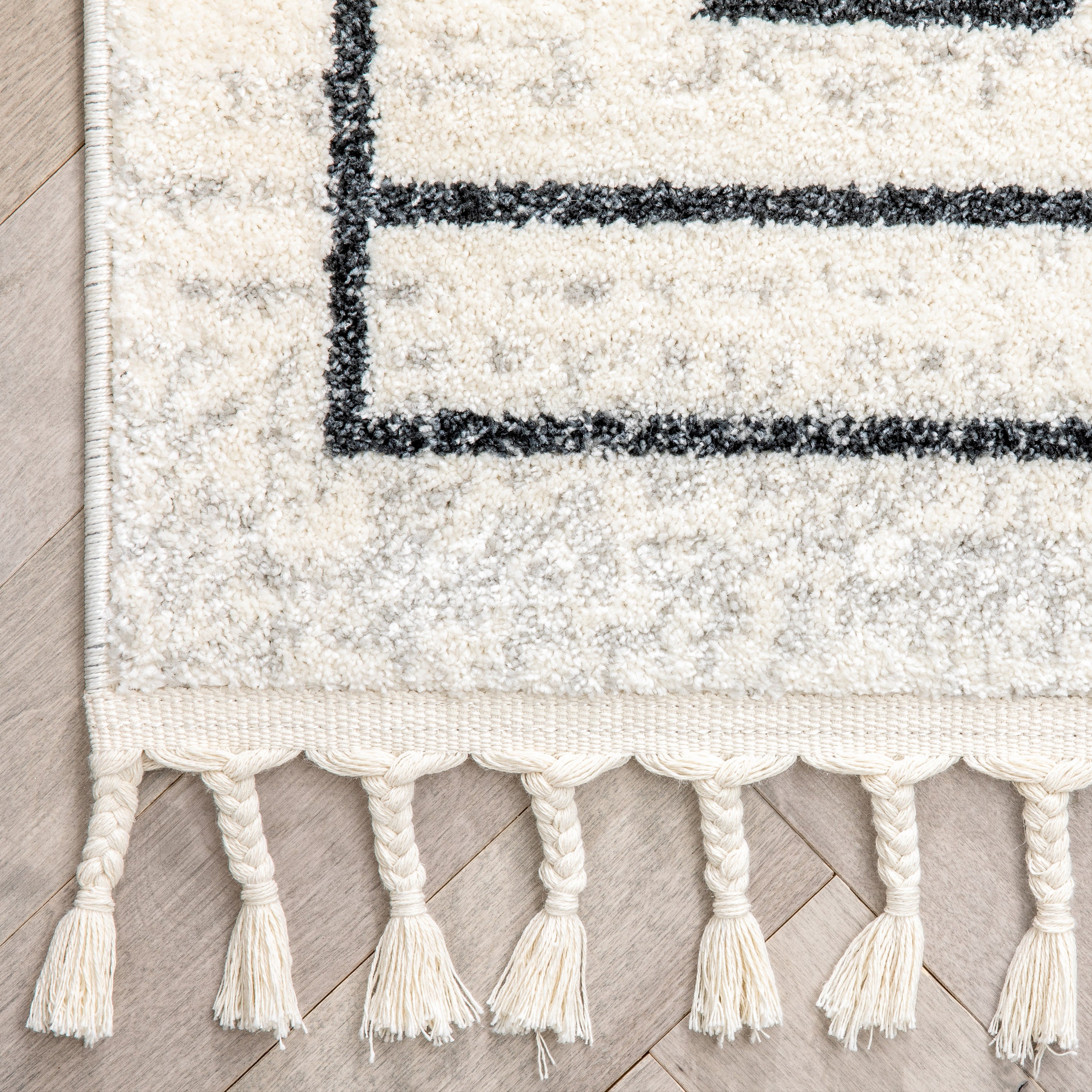 Gota Moroccan Tribal Ivory Rug