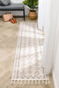 Current Moroccan Tribal Diamond Pattern Ivory Grey Rug