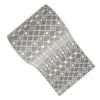 Custom Size Runner Transistora Tribal Trellis Geometric Pattern Grey 27 Inch Wide x Choose Your Length Hallway Runner Rug