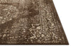 Mora Brown Traditional Vintage Persian Distressed Rug