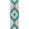 Malibu Blue Modern 3D Textured Shag Rug