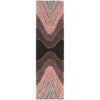 Luz Modern Geometric Blush 3D Textured Thick & Soft Shag Rug